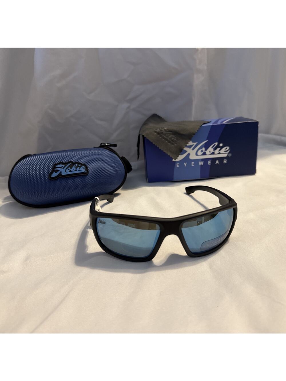 Hobie Mojo Float Satin / Blue Polarized Sunglasses - MOJO-B010168